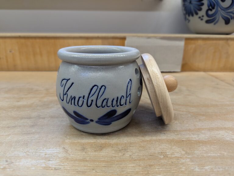 Knoblauchdose mit Holzdeckel 0,3 Liter (3)