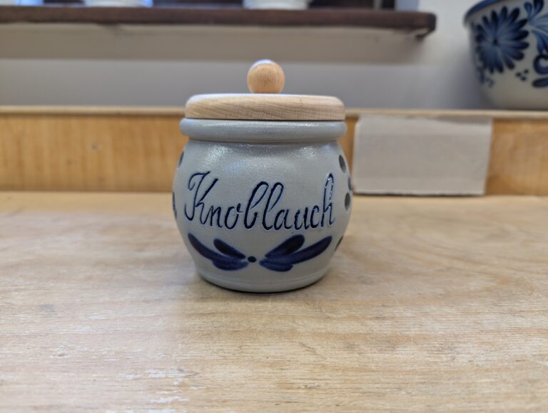 Knoblauchdose mit Holzdeckel 0,3 Liter (3)